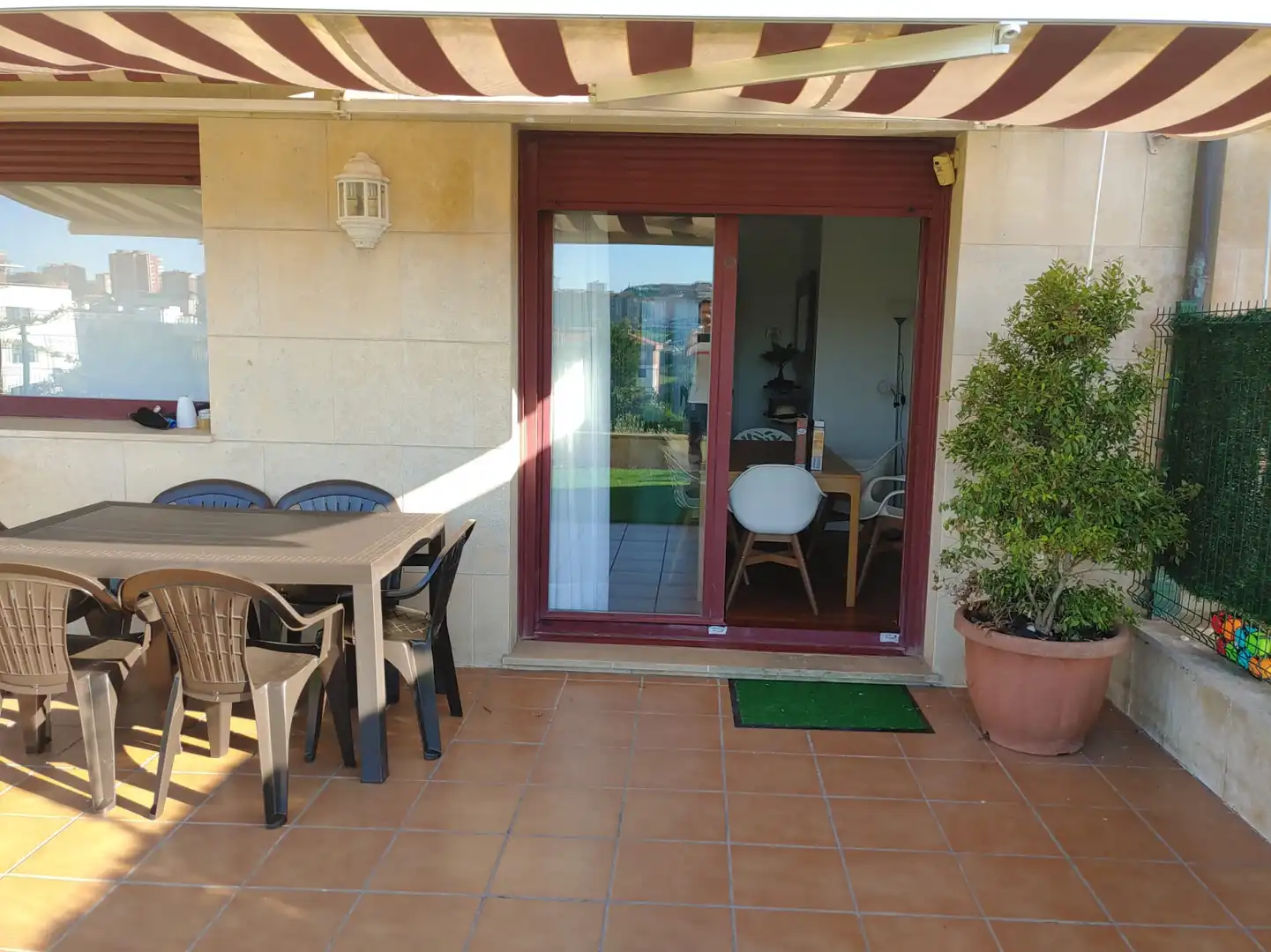 Terrace of Flat for rent in Santander  with Heating, Parquet flooring and Furnished