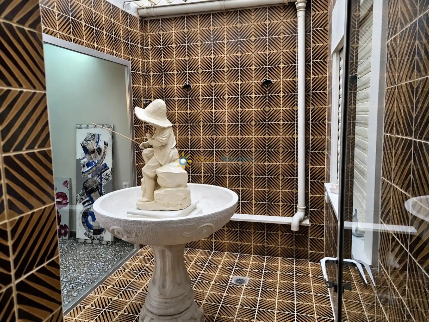 Bathroom of Flat for sale in Oliva  with Balcony