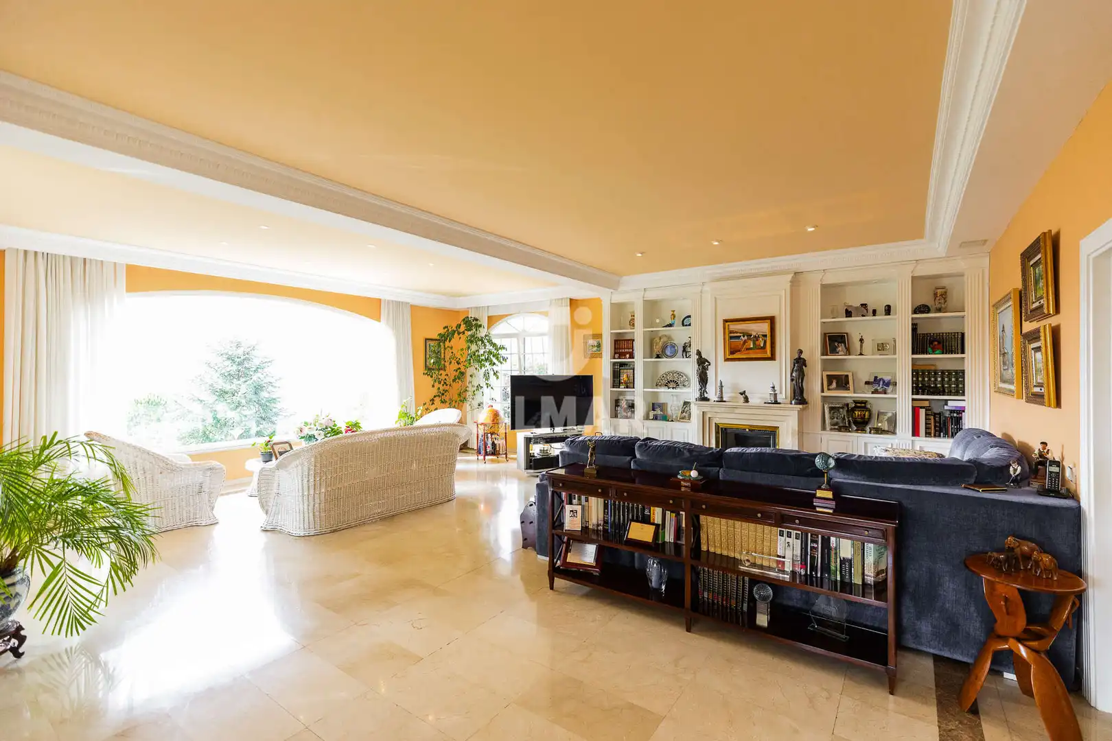Living room of Houses for sale in Collado Villalba  with Heating, Private garden and Swimming Pool