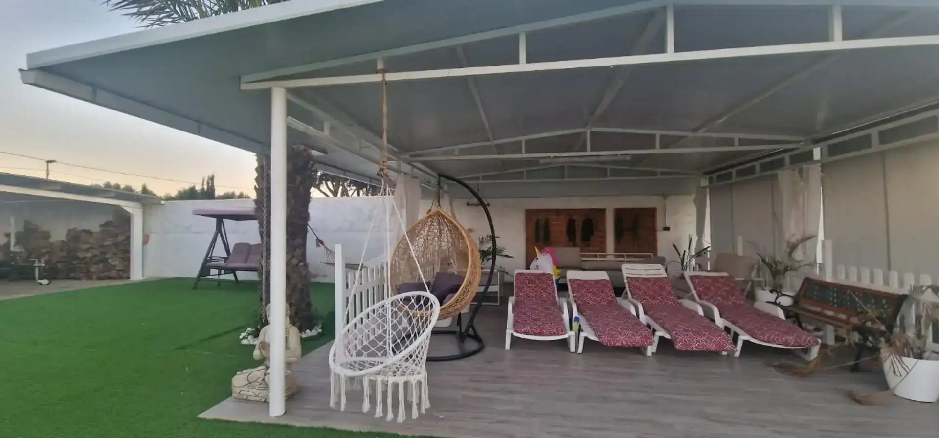 Terrassa de Casa o xalet en venda en Murcia amb Aire condicionat, Jardí privat i Piscina