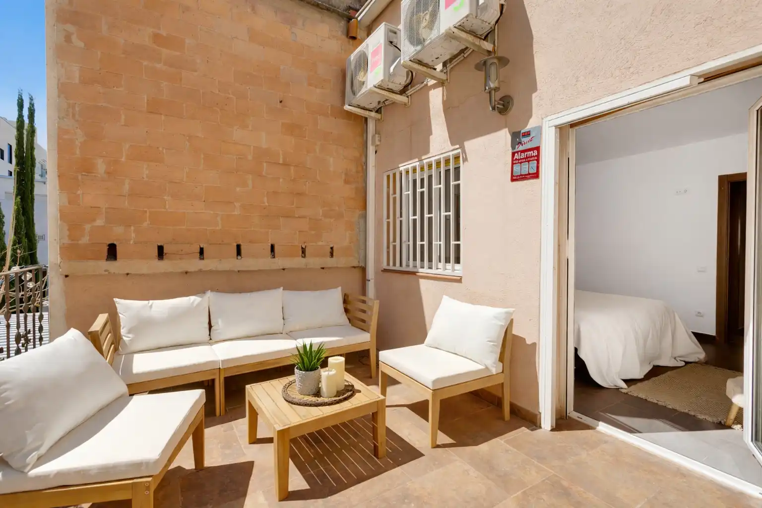 Terraza de Casa adosada en venta en Barcelona con Aire acondicionado, Calefacción y Jardín privado