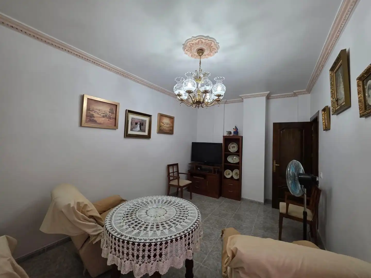 Living room of Houses for sale in Cuevas Bajas  with Air Conditioner, Heating and Terrace