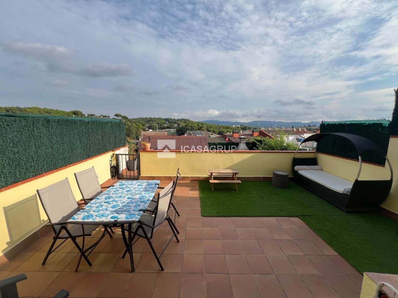 Terrace of Flat for sale in Rubí  with Heating, Private garden and Terrace
