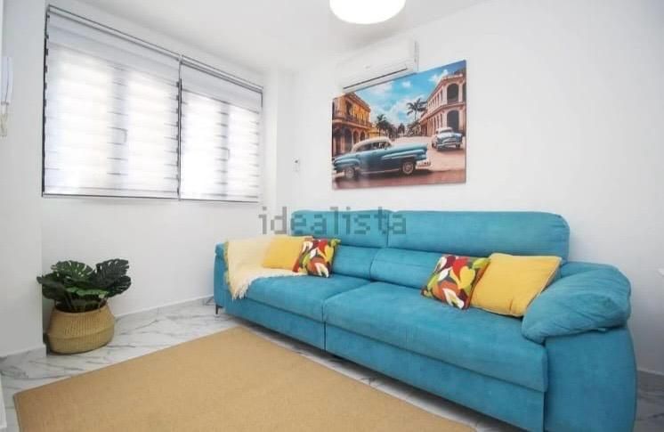 Sala d'estar de Pis en venda en Málaga Capital amb Aire condicionat i Moblat