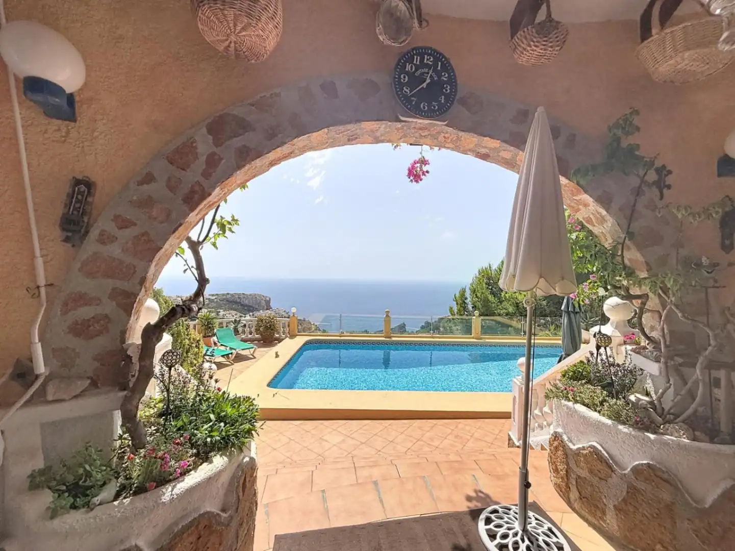 Piscina de Casa o chalet en venta en Benitachell / El Poble Nou de Benitatxell con Aire acondicionado, Calefacción y Jardín privado