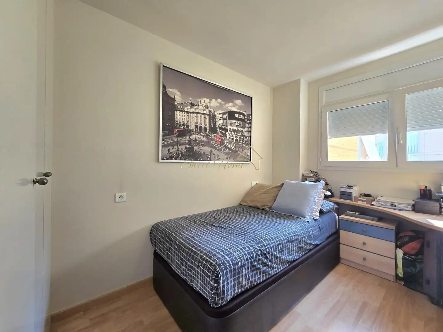 Bedroom of Flat for sale in Montgat  with Air Conditioner, Heating and Parquet flooring