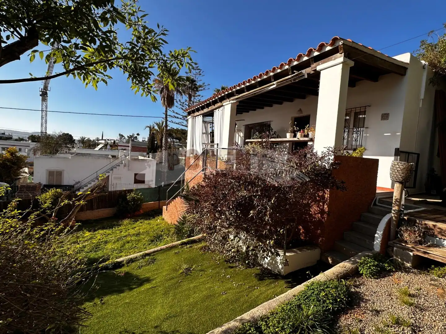 Exterior view of Houses for rent in Santa Eulària des Riu  with Air Conditioner, Private garden and Storage room