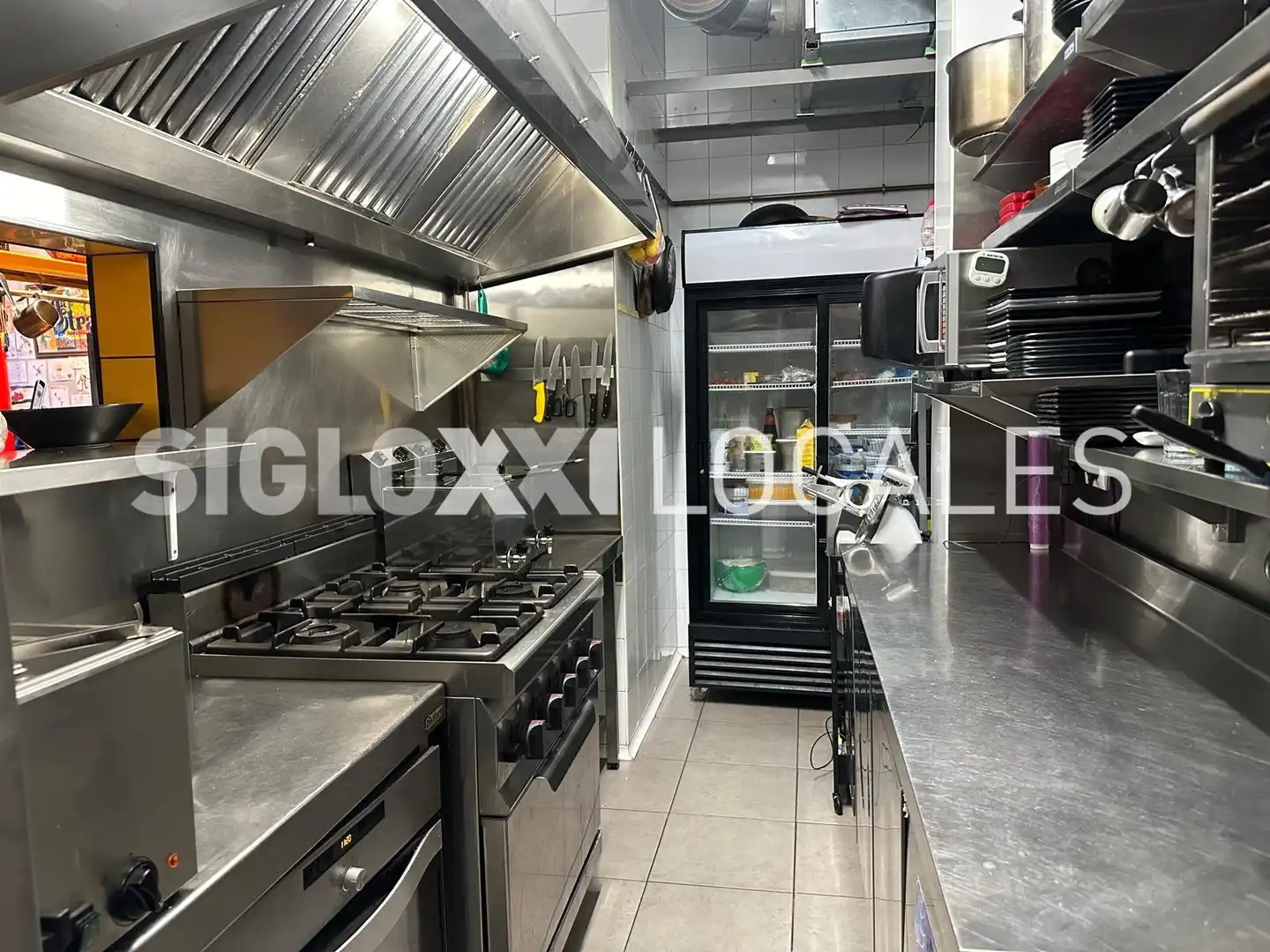 Cocina de Local en traspaso en Barcelona con Aire acondicionado