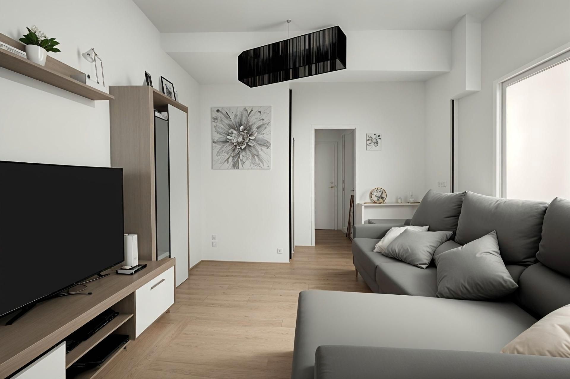 Living room of Flat for sale in  Palma de Mallorca  with Air Conditioner, Furnished and Oven