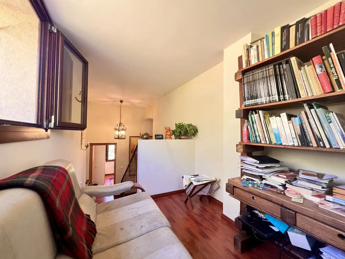 Sala de estar de Casa o chalet en venta en Perales del Puerto con Calefacción y Terraza