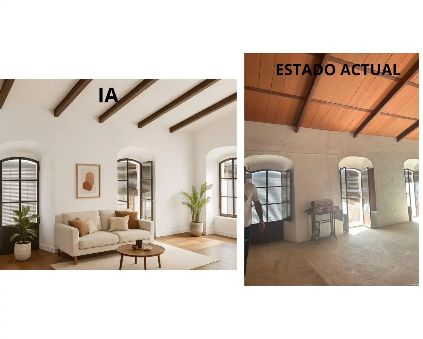 Vista exterior de Casa o xalet en venda en Las Navas de la Concepción