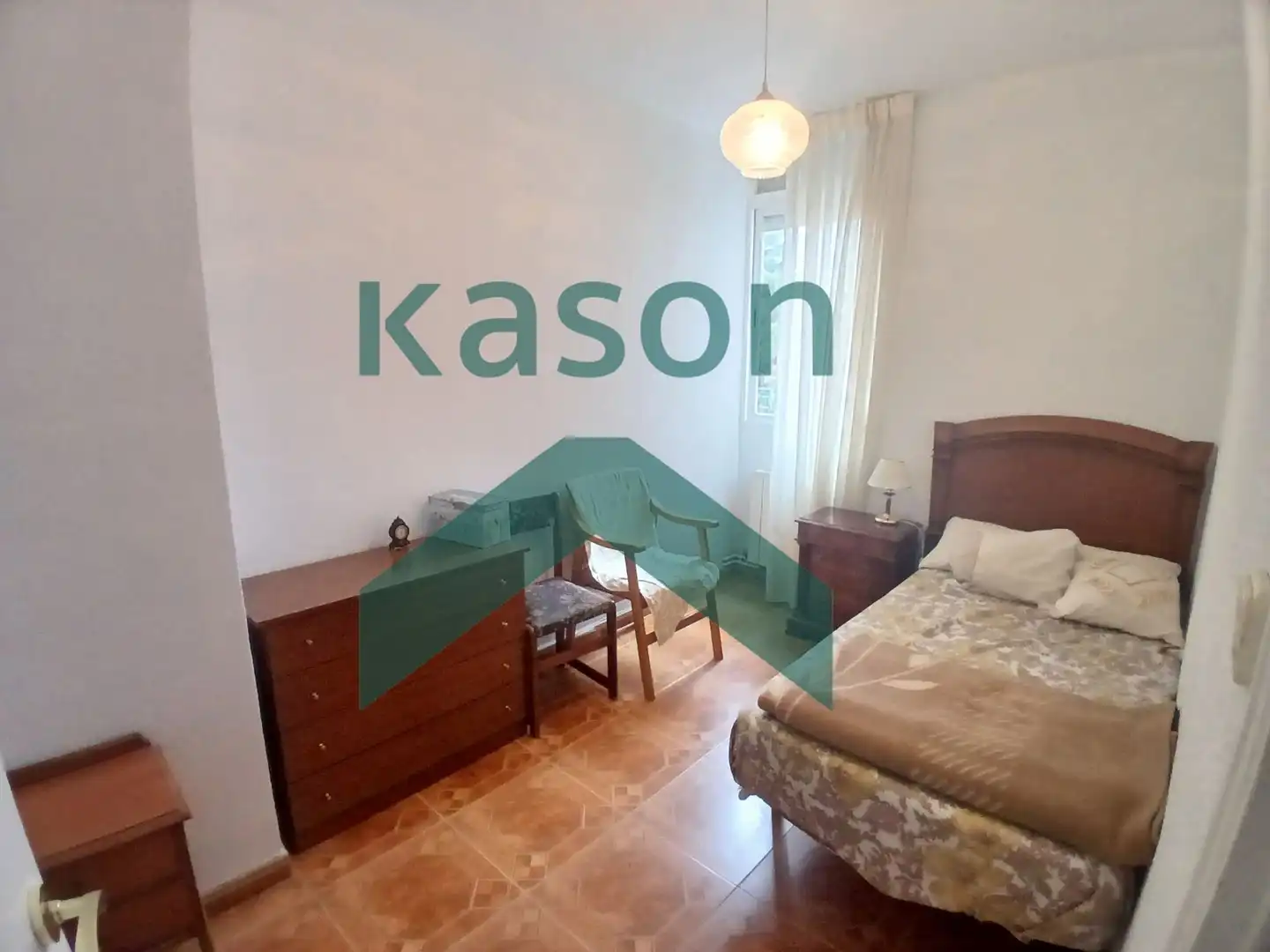 Bedroom of Flat for sale in Madrid  with Heating, Terrace and Furnished
