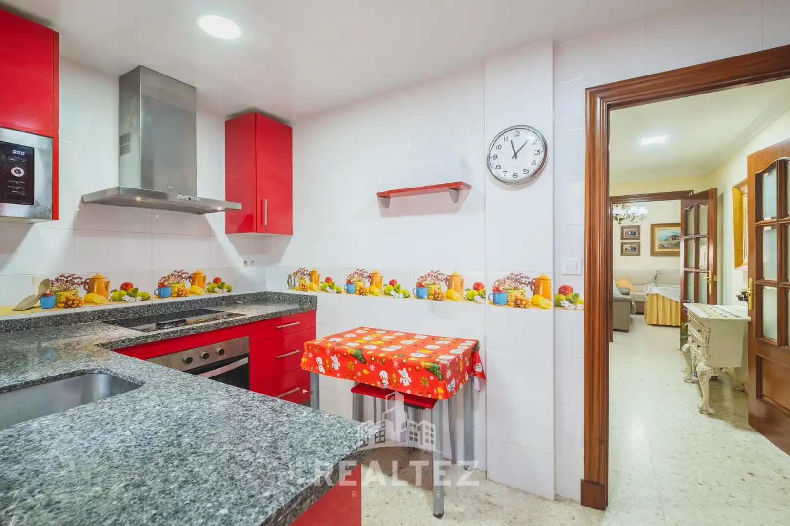 Kitchen of Flat for sale in Sanlúcar de Barrameda  with Air Conditioner, Heating and Balcony