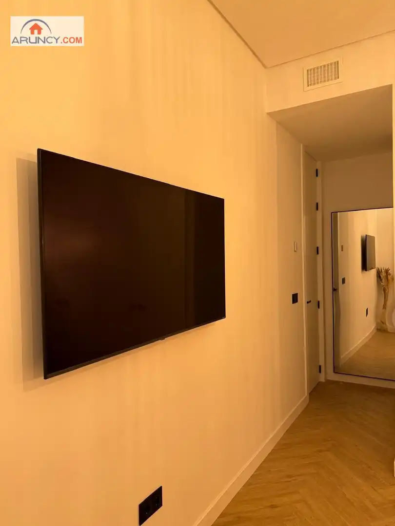 Living room of Flat for sale in Sevilla  with Air Conditioner, Heating and Furnished