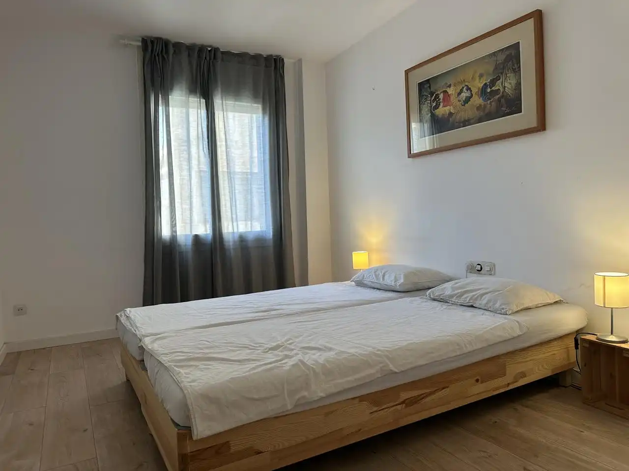 Bedroom of Flat for rent in Terrassa  with Air Conditioner, Heating and Terrace