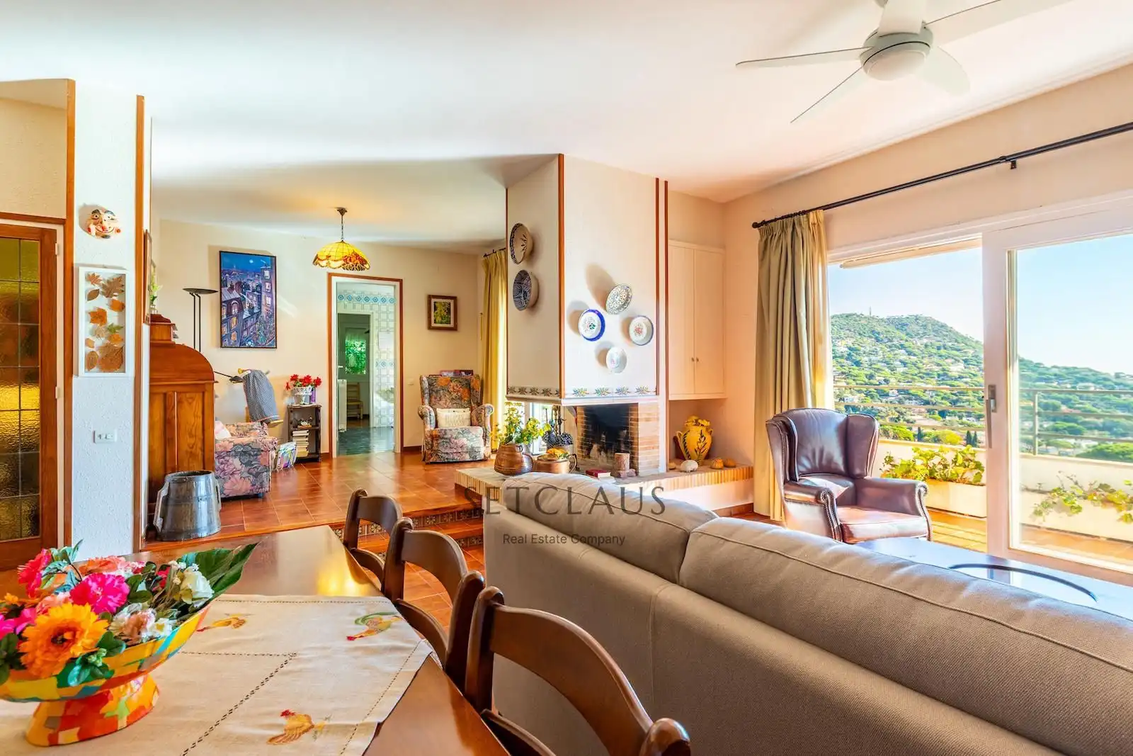 Sala de estar de Casa o chalet en venta en Cabrils con Aire acondicionado, Calefacción y Trastero