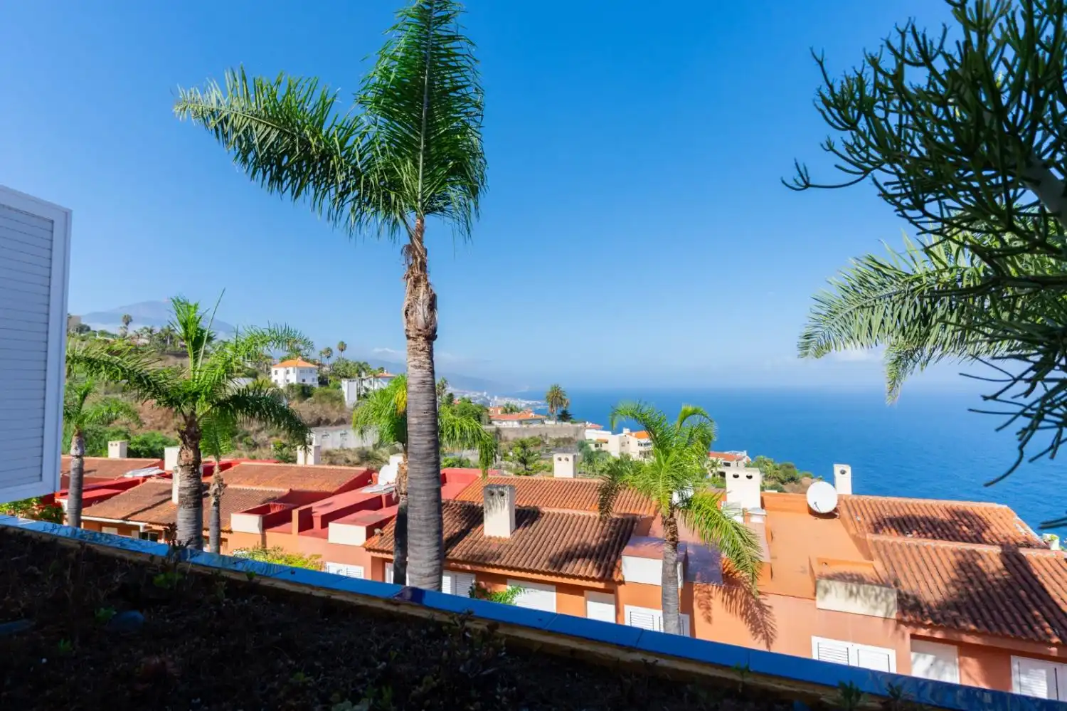 Vista exterior de Estudi de lloguer en Santa Úrsula amb Jardí privat, Terrassa i Piscina