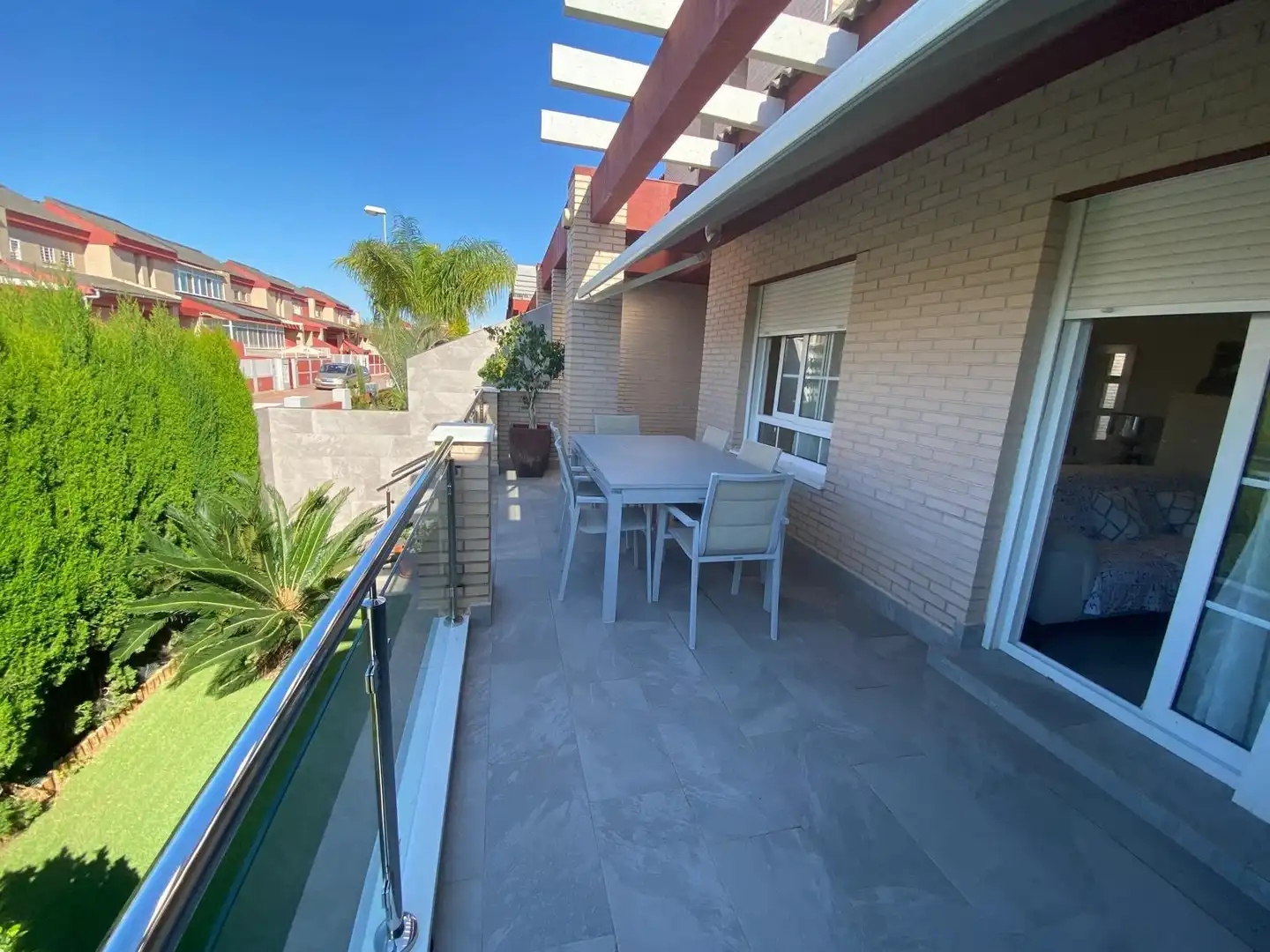 Terraza de Casa adosada en venta en Cartagena con Aire acondicionado, Jardín privado y Terraza