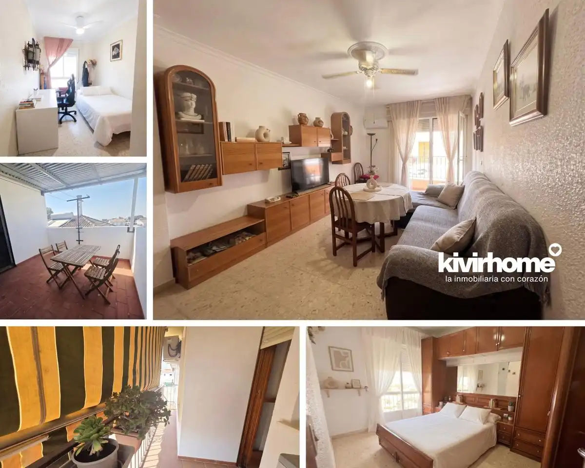 Dormitori de Apartament en venda en La Carlota amb Aire condicionat, Terrassa i Traster