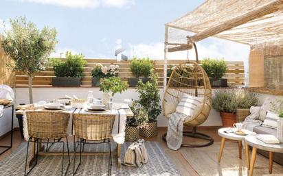 Terrace of Attic for sale in  Madrid Capital  with Air Conditioner, Terrace and Furnished