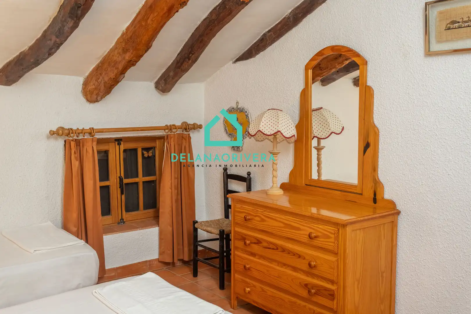 Bedroom of Country homes for rent in Villamalea  with Private garden, Terrace and Swimming Pool