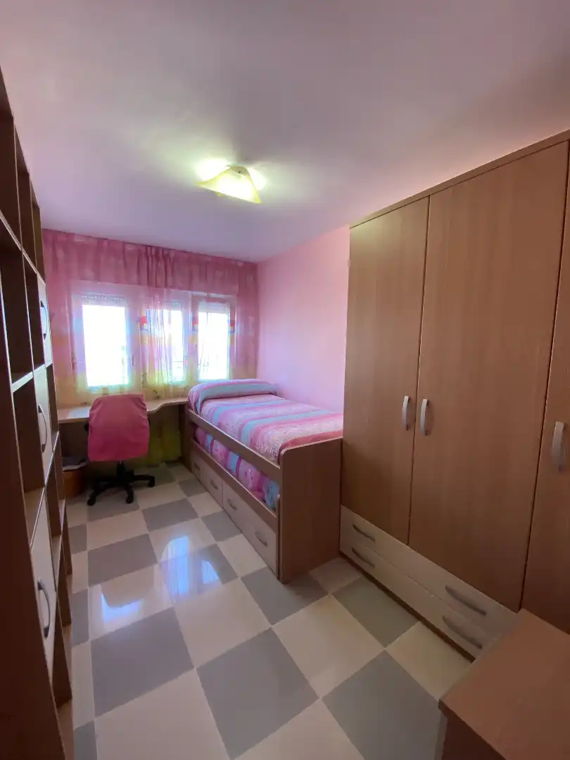 Schlafzimmer von Wohnung zur Miete in Málaga mit Klimaanlage, Terrasse und Möbliert