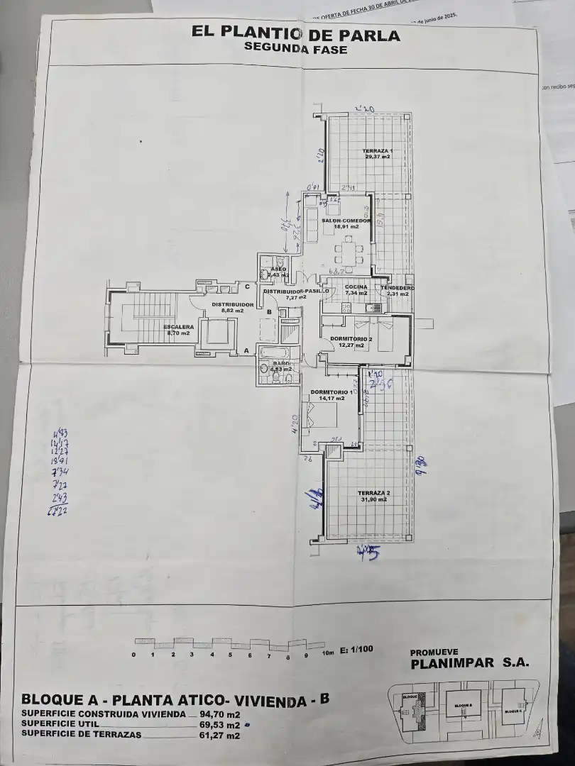 Ático en venta en Parla con Aire acondicionado, Calefacción y Jardín privado