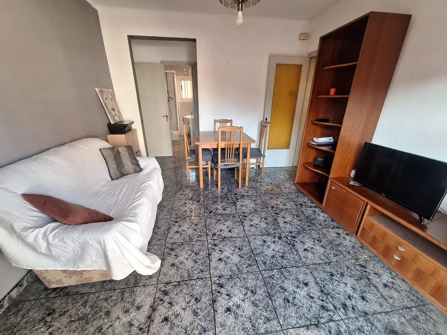 Sala de estar de Piso en venta en Sabadell con Terraza