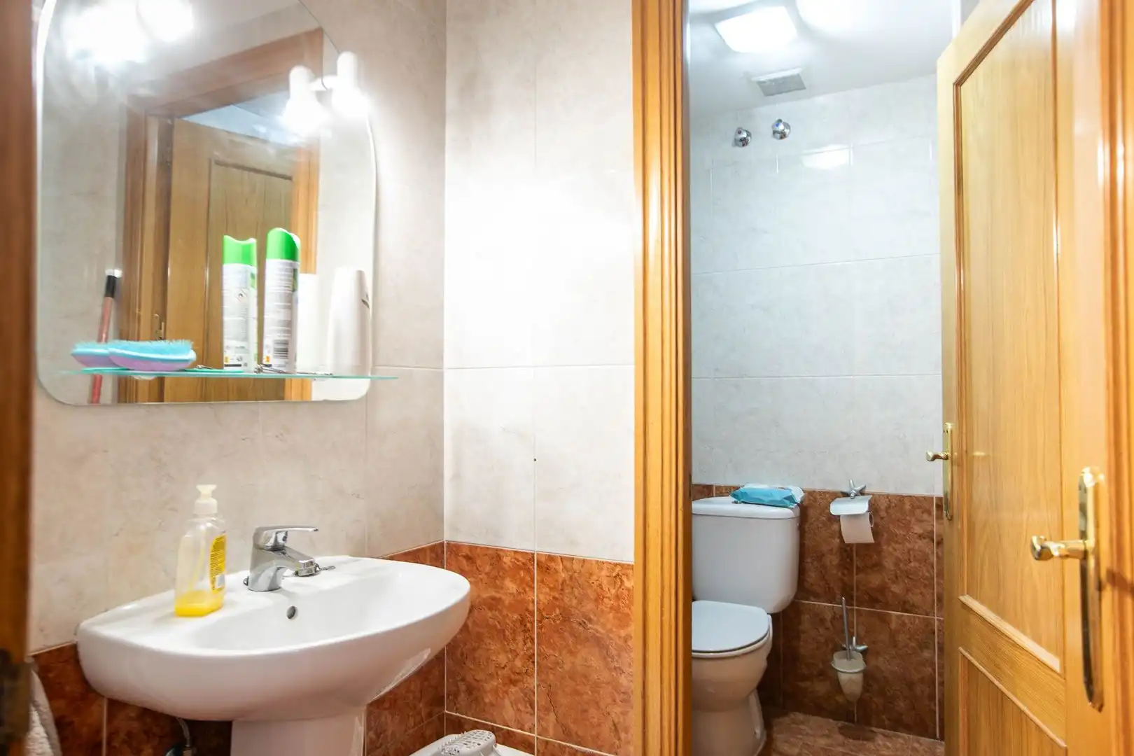 Baño de Casa adosada en venta en Mendigorria con Calefacción, Jardín privado y Amueblado