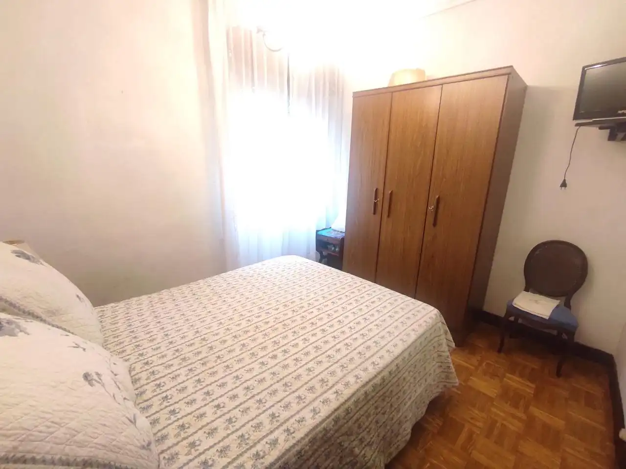 Bedroom of Flat for sale in Santander  with Parquet flooring, Furnished and Balcony