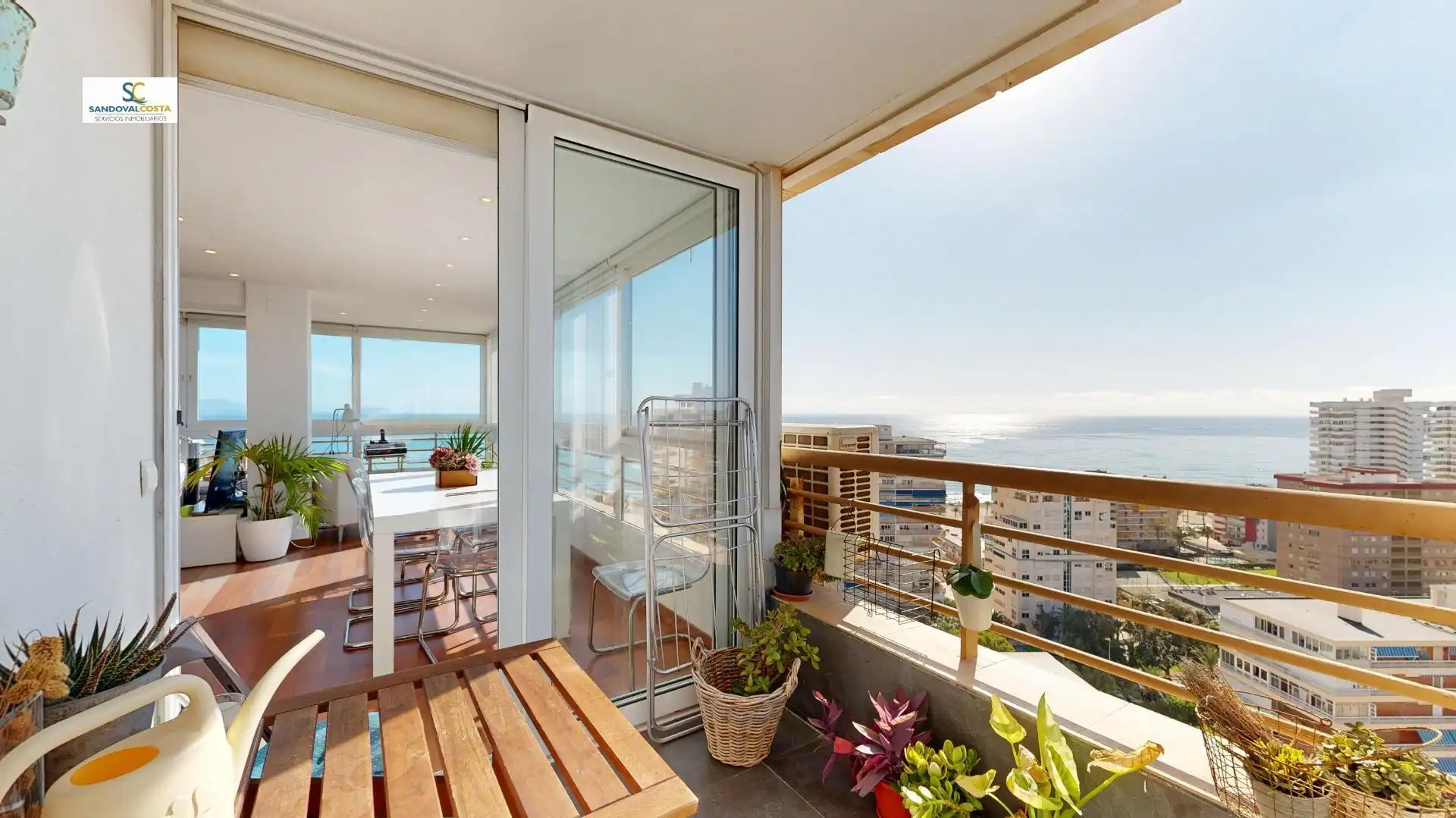 Terrasse von Wohnung zum Verkauf in Alicante / Alacant mit Klimaanlage und Gemeinschaftspool