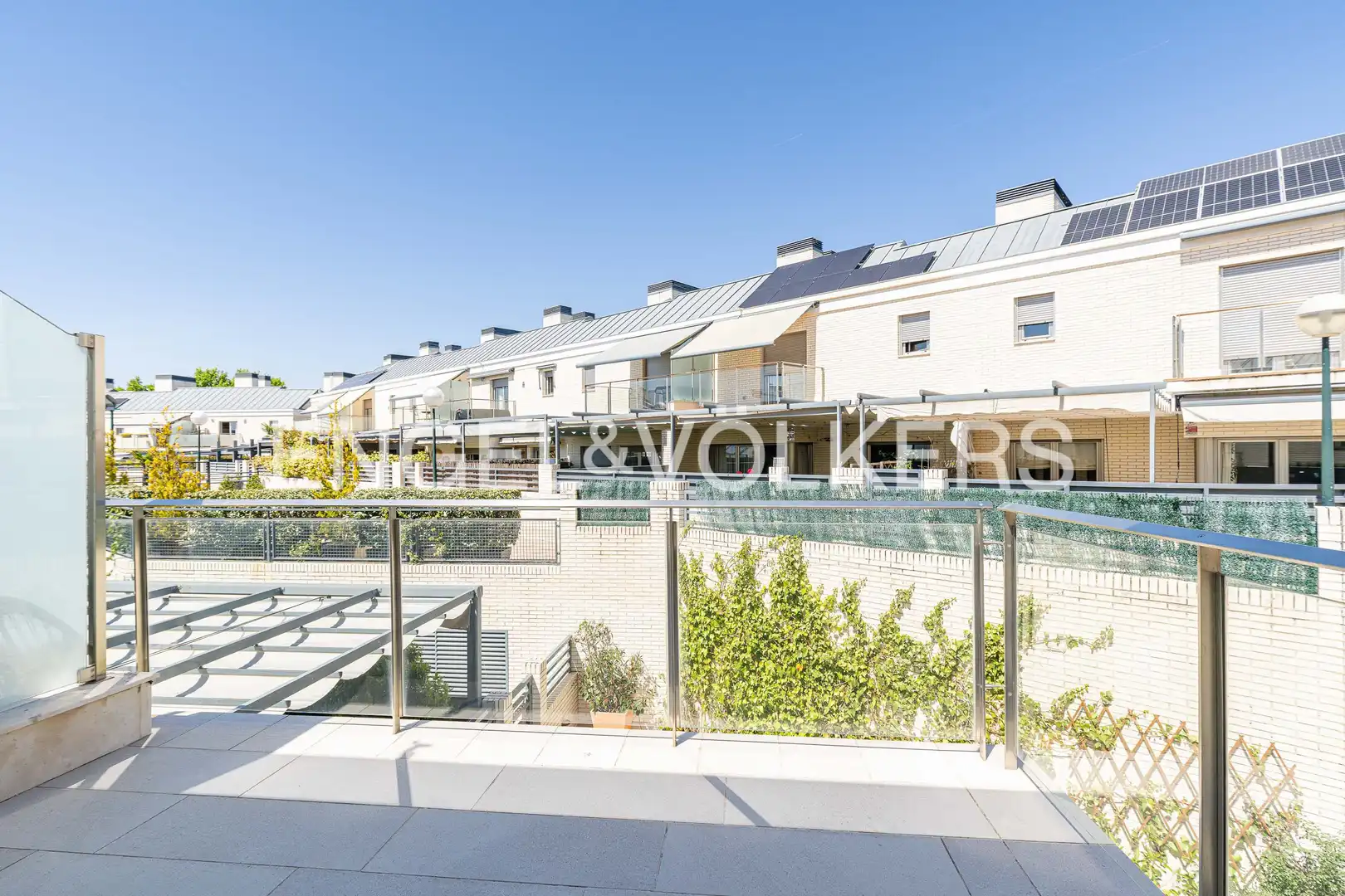 Terrace of Detached homes for rent in Boadilla del Monte  with Air Conditioner, Heating and Parquet flooring
