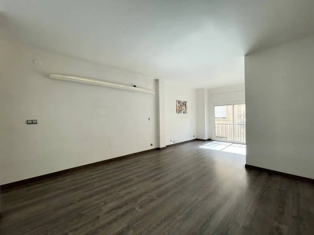 Living room of Flat for rent in Barcelona  with Parquet flooring