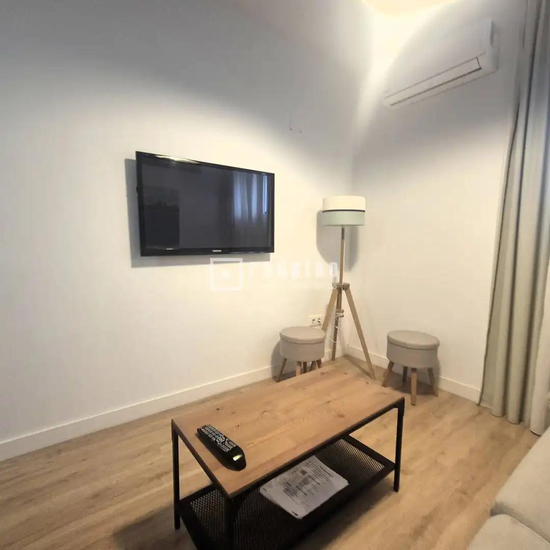 Sala d'estar de Apartament en venda en Sevilla amb Aire condicionat, Moblat i Alarma