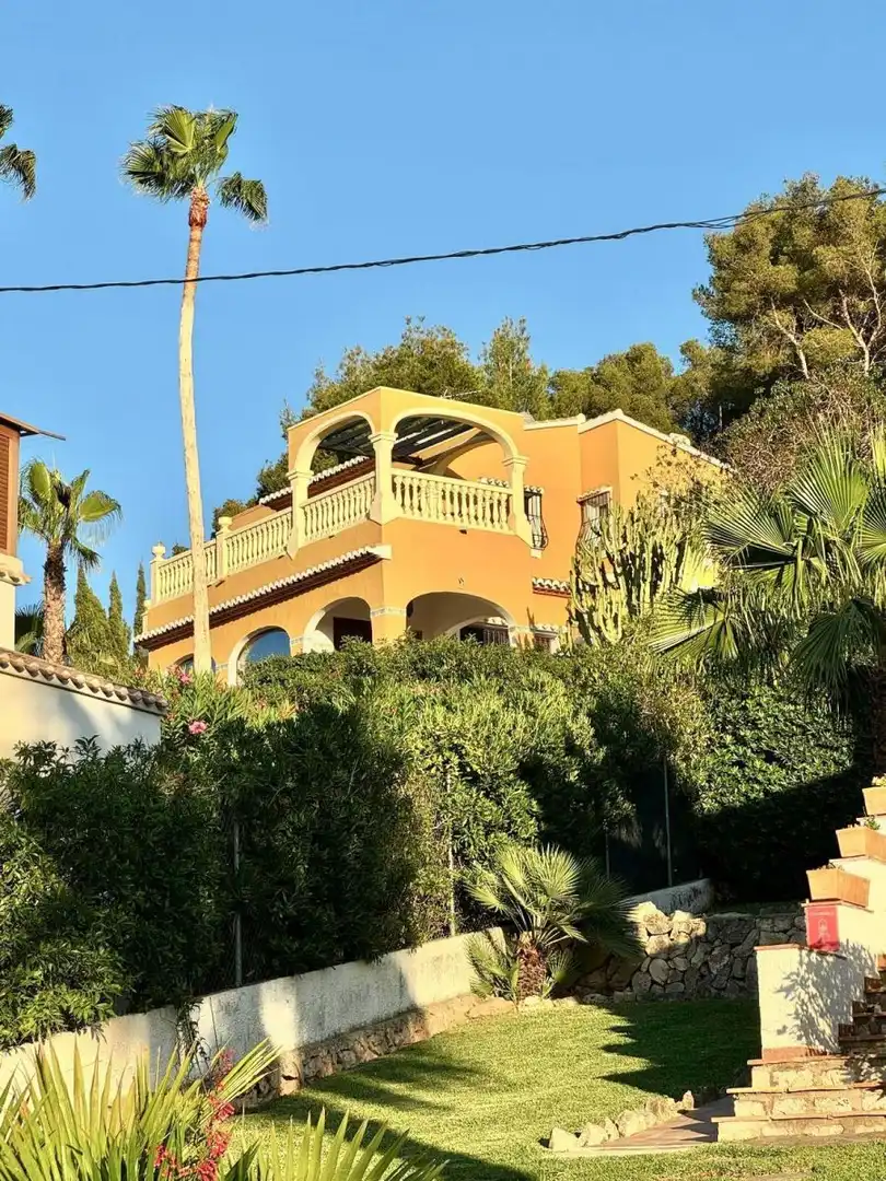 Exterior view of Houses for sale in Jávea / Xàbia  with Air Conditioner, Heating and Private garden