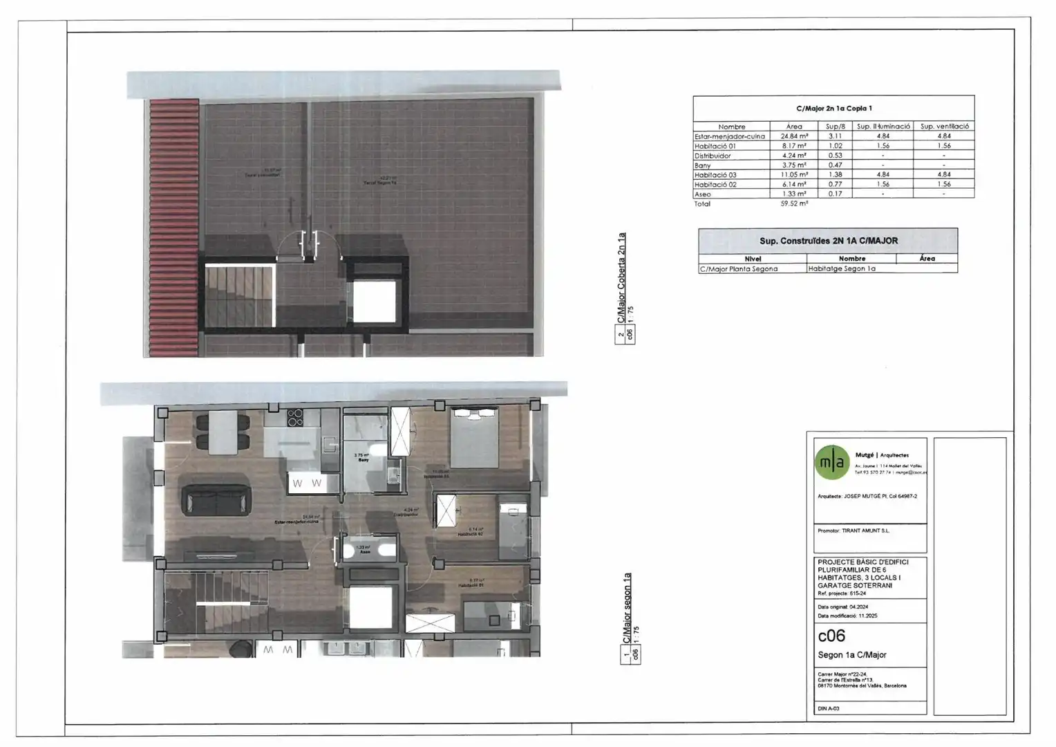 Appartement avec terrasse à vendre à Montornès del Vallès