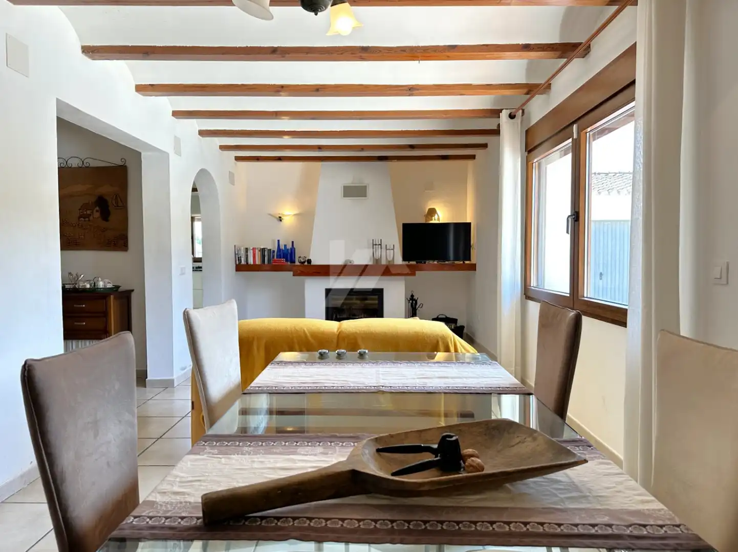 Dining room of Country homes for sale in Benitachell / El Poble Nou de Benitatxell  with Air Conditioner, Heating and Private garden