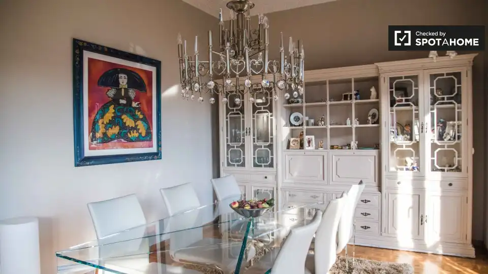 Comedor de Piso de alquiler en Valencia con Aire acondicionado, Calefacción y Amueblado