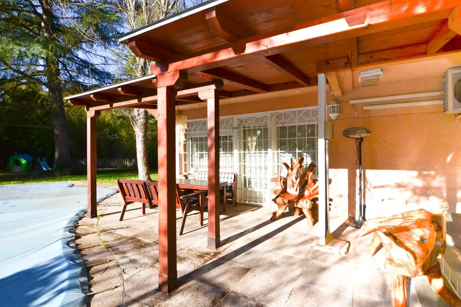 Terrace of Houses for sale in Villanueva de la Cañada  with Air Conditioner, Private garden and Terrace