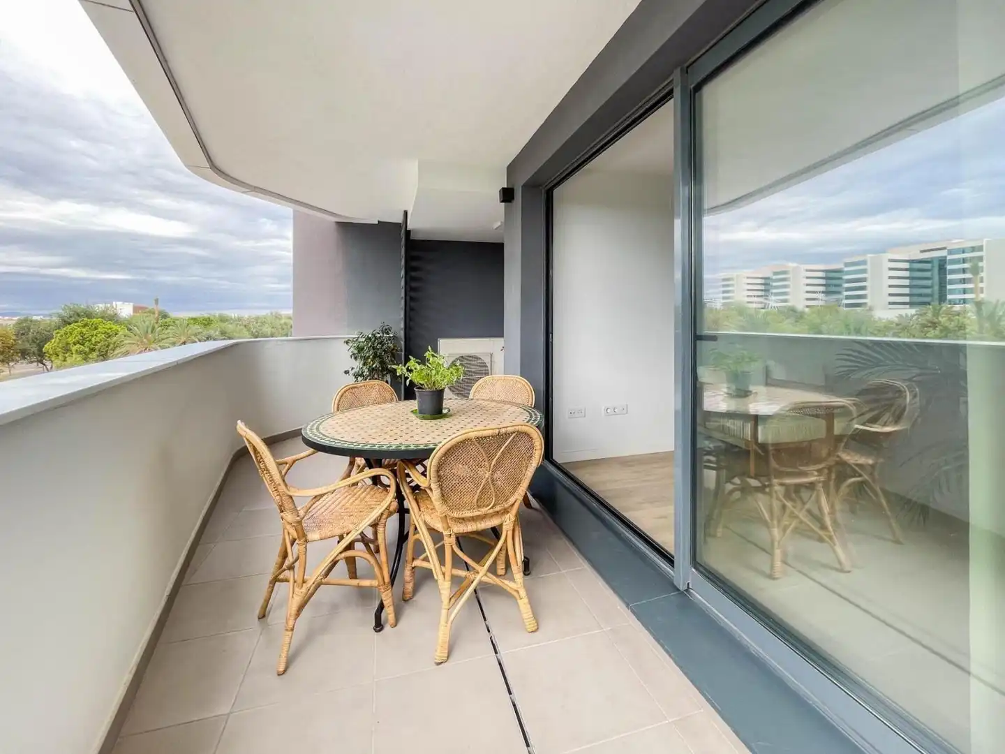 Terrace of Flat for sale in Valencia  with Air Conditioner, Heating and Private garden