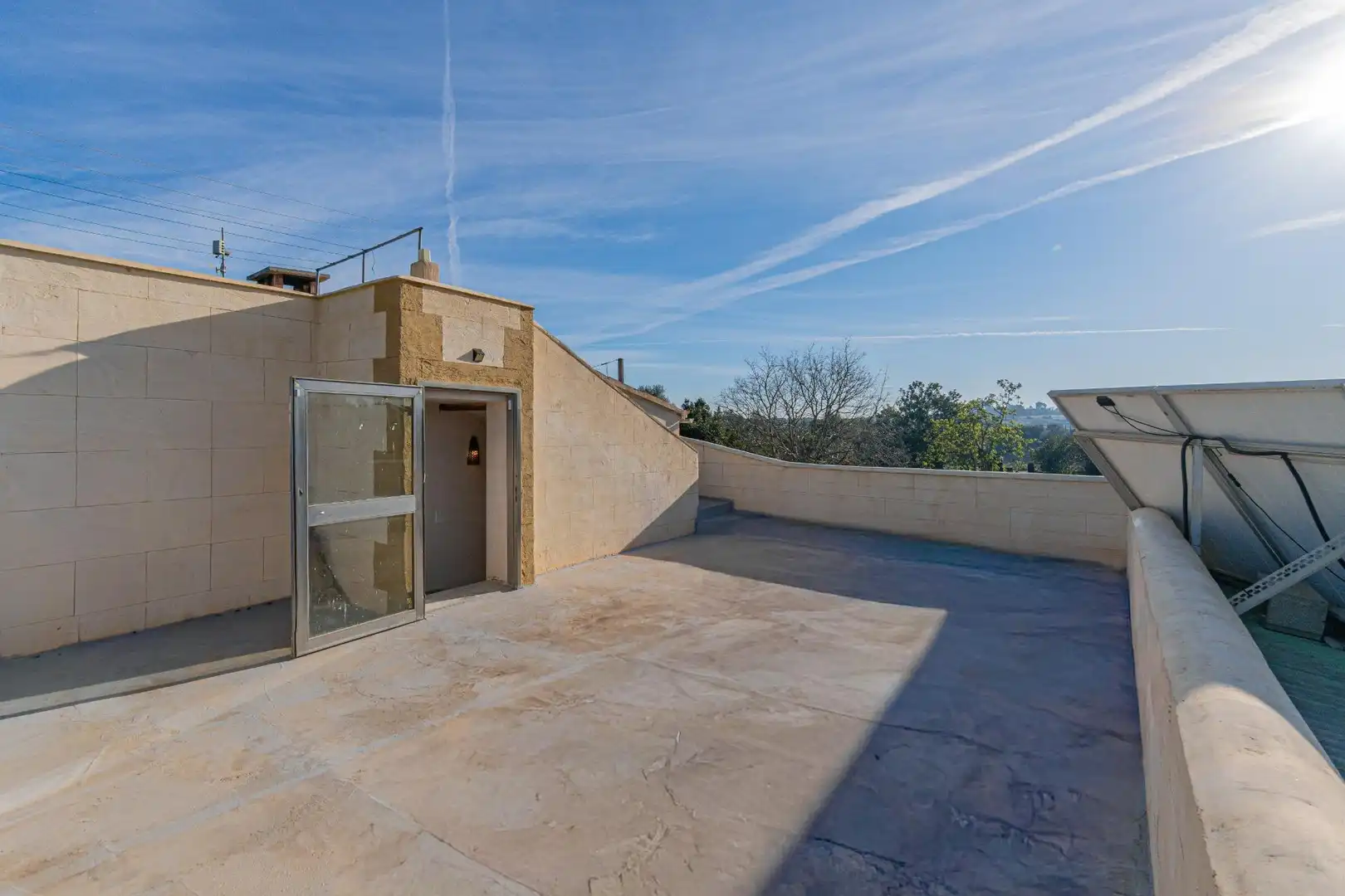 Terrasse von Country house zum Verkauf in Sineu mit Klimaanlage, Heizung und Privatgarten