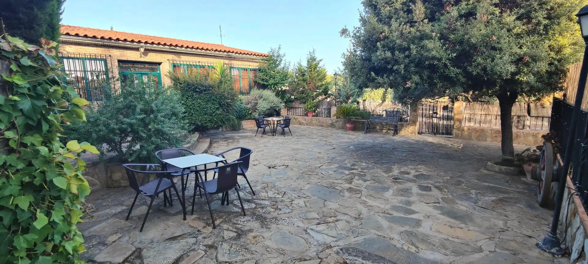 Terraza de Finca rústica en venta en La Lapa con Aire acondicionado, Jardín privado y Terraza