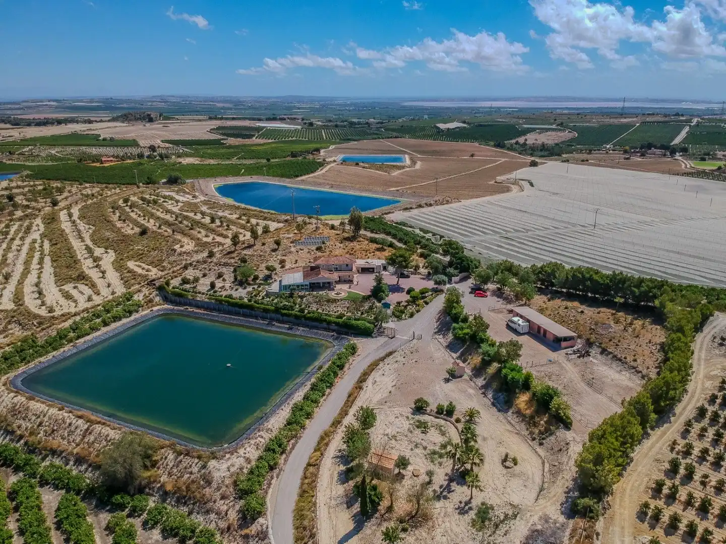 Vista exterior de Finca rústica en venda en San Miguel de Salinas amb Aire condicionat, Calefacció i Jardí privat