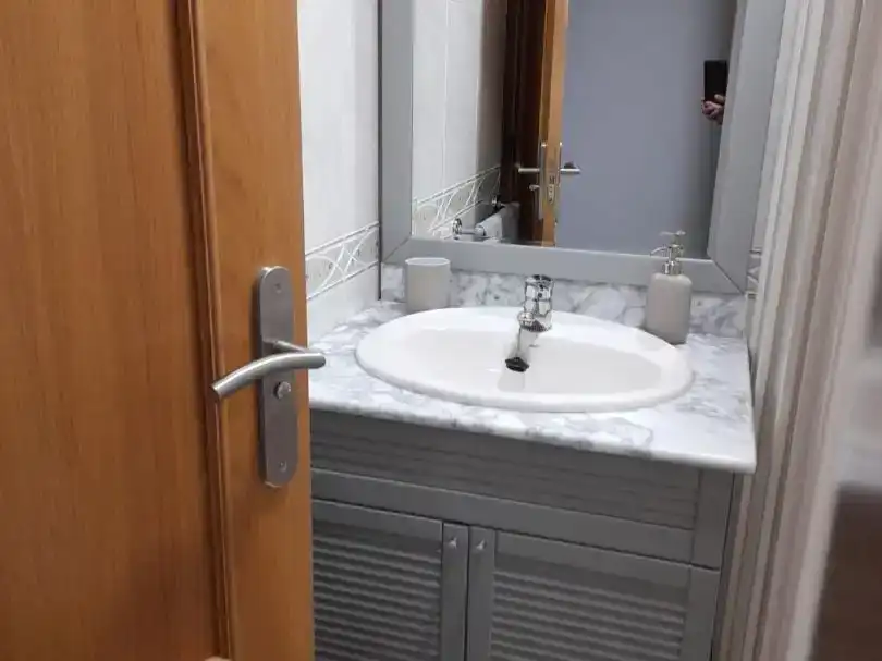 Badezimmer von Wohnung zur Miete in Vilagarcía de Arousa mit Möbliert und Balkon