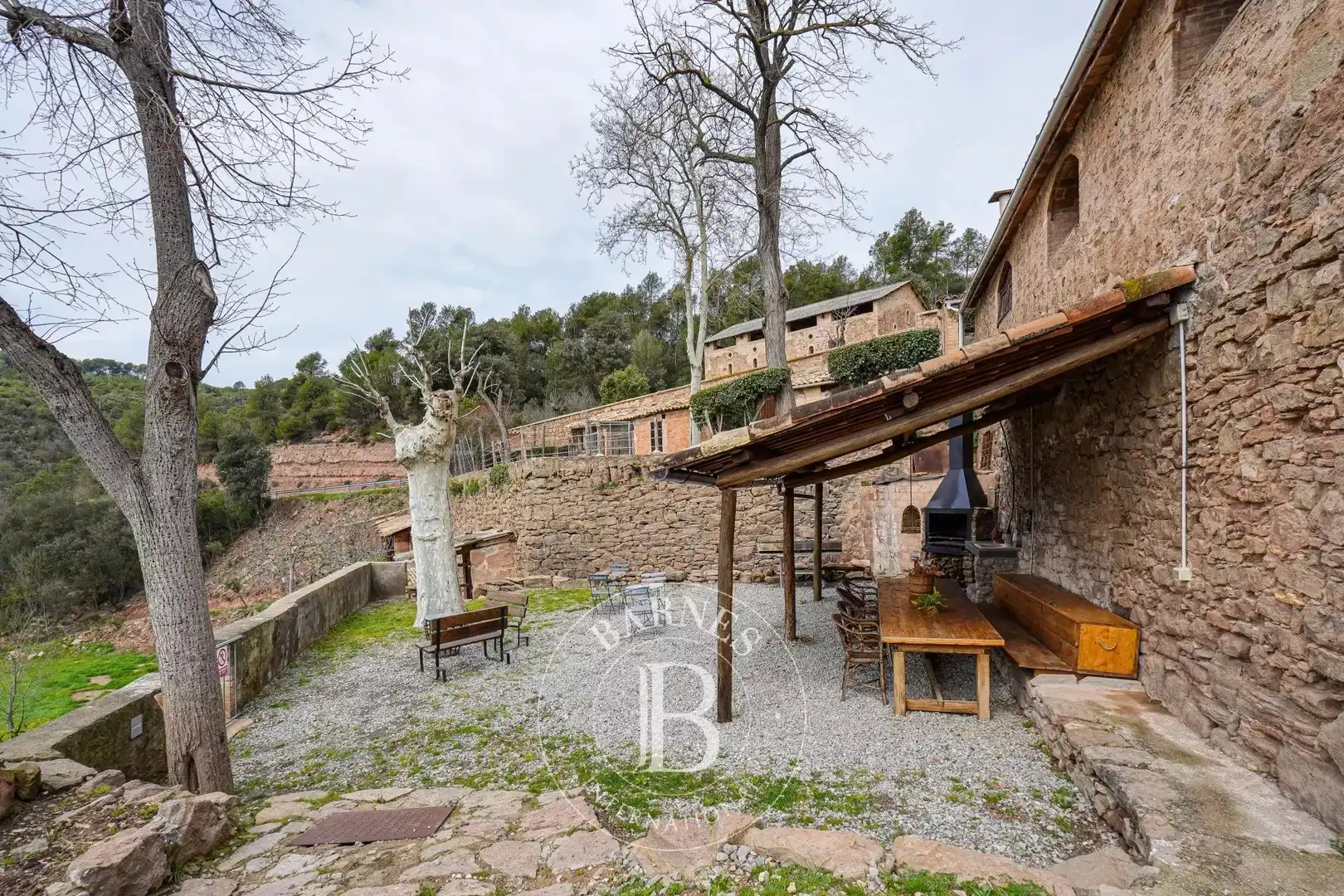 Garden of Houses for sale in Sant Mateu de Bages  with Heating and Internet