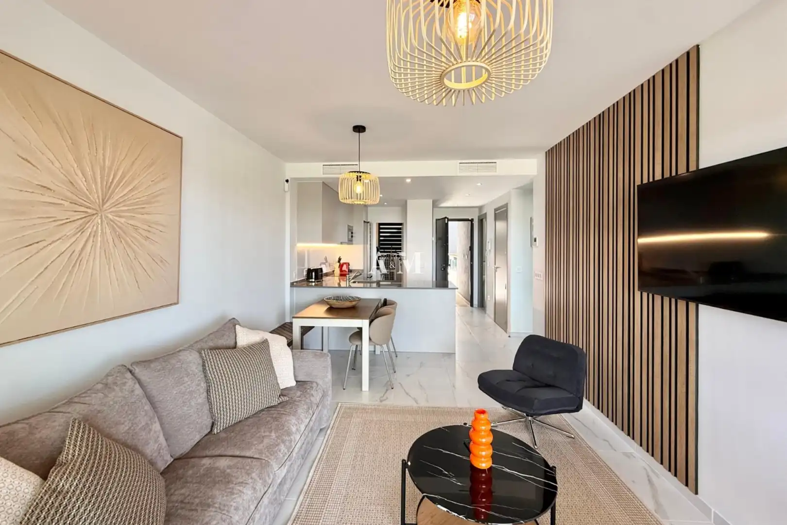 Sala de estar de Piso de alquiler en Torrevieja con Aire acondicionado, Calefacción y Terraza