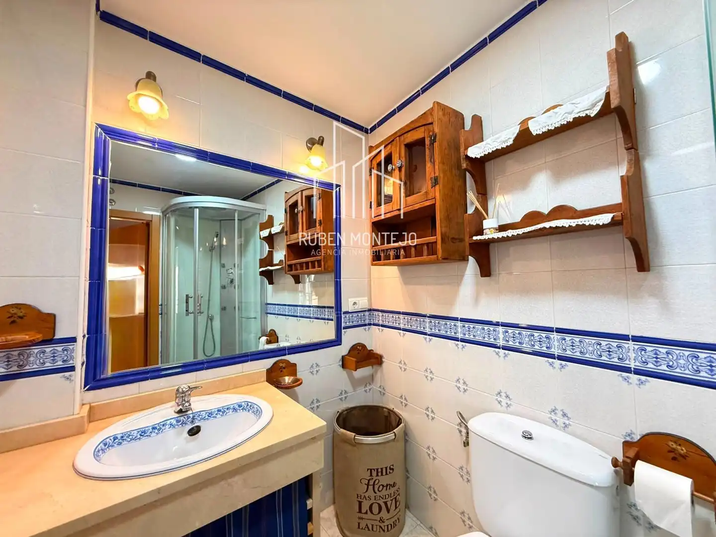Badezimmer von Wohnung zur Miete in Villamayor mit Heizung, Terrasse und Möbliert
