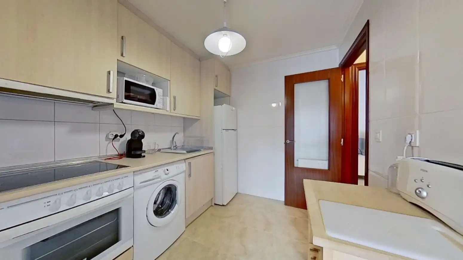 Kitchen of Flat for sale in Miengo  with Heating and Furnished