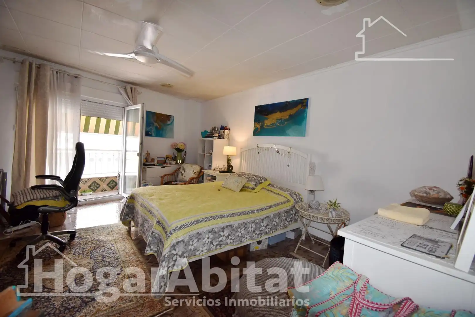 Bedroom of Flat for sale in Miramar  with Air Conditioner and Balcony