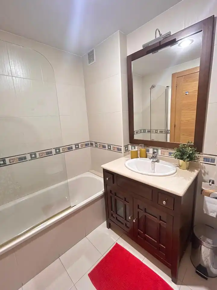 Bathroom of Flat for rent in Gijón   with Heating, Storage room and Furnished
